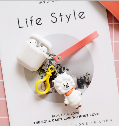 Compatible with Apple, Bulletproof Boys Keychain AirPods Cover