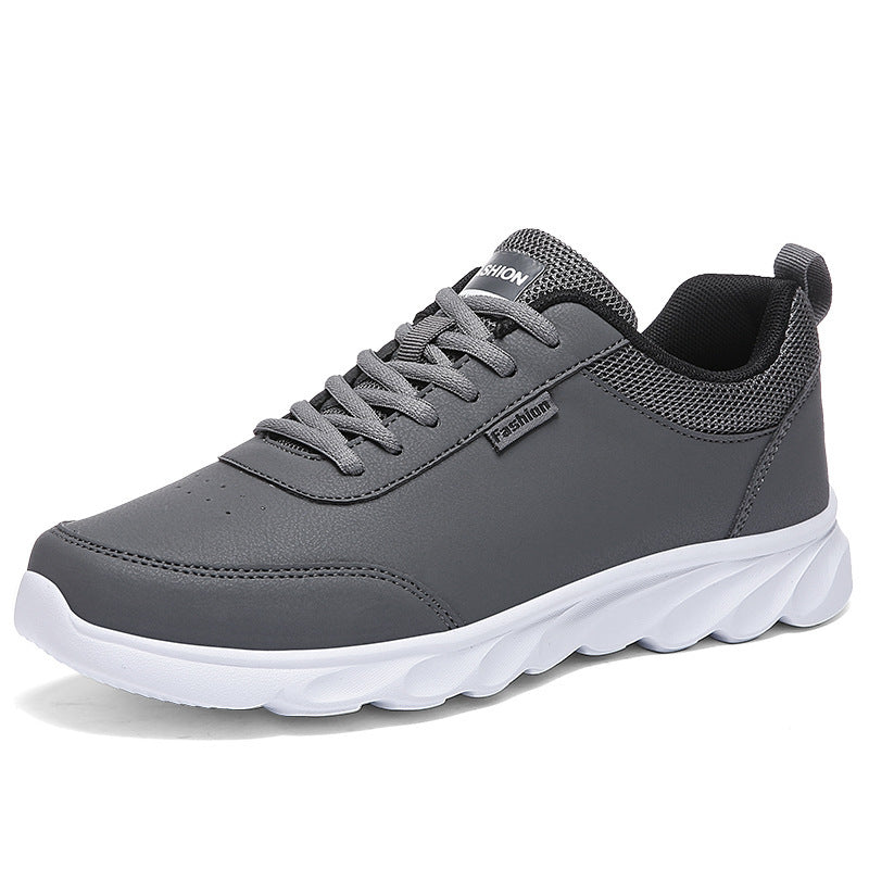 Autumn and Winter Large Leather Sports Shoes