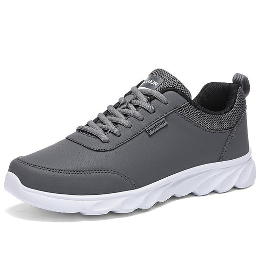 Autumn and Winter Large Leather Sports Shoes