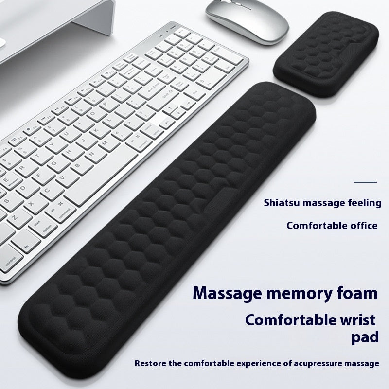 Mouse Memory Foam Wrist Pad for Ergonomic Comfort and Support