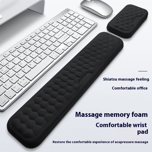 Mouse Memory Foam Wrist Pad for Ergonomic Comfort and Support