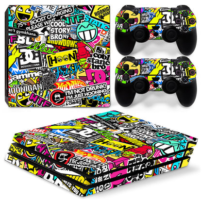 Fashionable Cartoon Console Film Sticker Hipster Personality Style