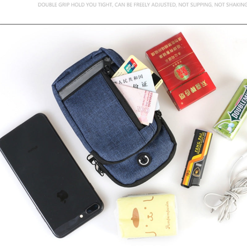 New Mobile Phone Waist Bag Men's Multi-functional Belt 65-inch Vertical Mobile Phone Bag Pannier Bag Shoulder Crossbody Arm Bag Men's And Women's Waist Bag Scooter Bag Waterproof