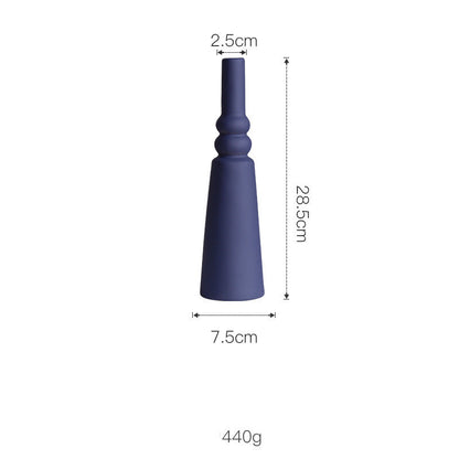 Morandi Color Nordic Style Creative Ceramic Dry Flower Vase Living Room Flower