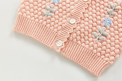 Hand-embroidered Jacket Top All-match Cardigan