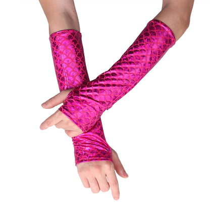 Clothing Accessories Color-changing Magical Mermaid Dress Gloves