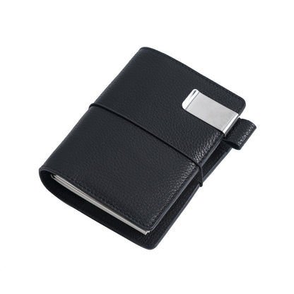 Leather Travel Notebook Card Holder Multi-function Notepad With Freebies
