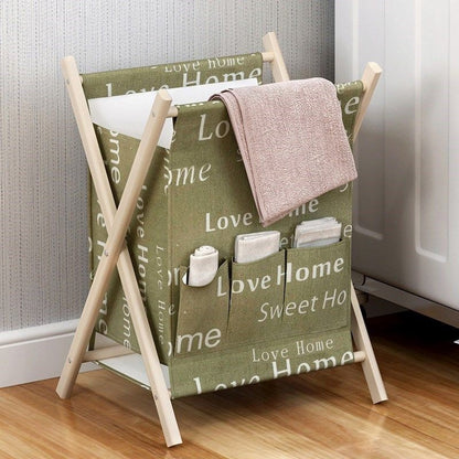 Folding Cloth Bag Frame Dirty Clothes Storage Box