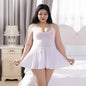 Women's Plus Size Suspender Skirt Suit Underwear