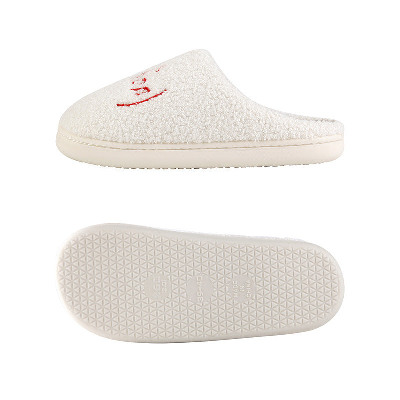 Cartoon Thermal Winter Cotton Slippers Platform
