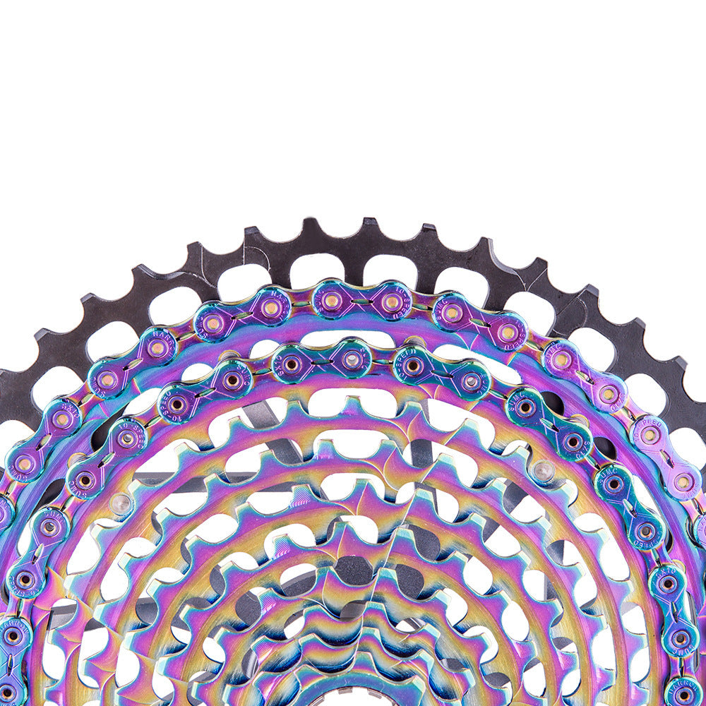 Mountain Bike Road Bike Variable Speed Half Hollow Full Hollow Cross Color Chain