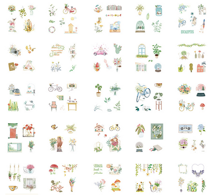 Gift box set sticker