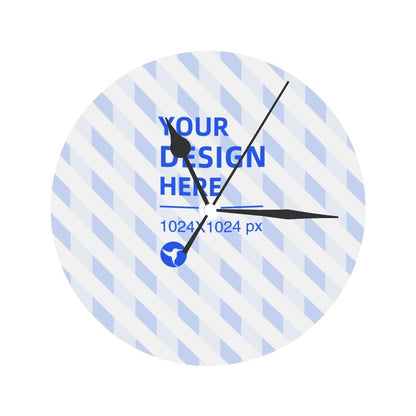 Silent Sweep Second Simple Fashion Round Wall Clock