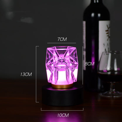 Bar Atmosphere Table Crystal Lamp Led LightsCharging