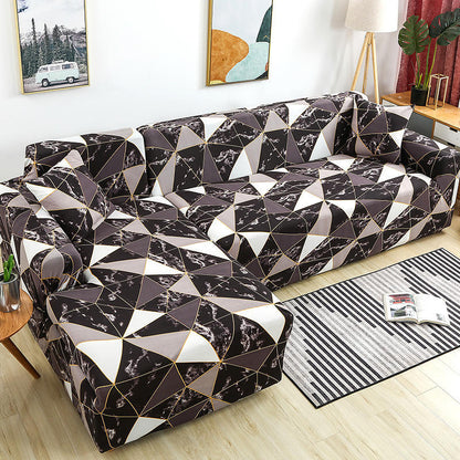 Geometric Stretch Sofa Cover All-inclusive Fabric Lazy Combination Living Room Cushion