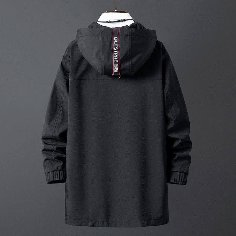 Fashion Men's Plus Size Casual Trench Coat