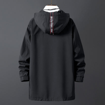 Fashion Men's Plus Size Casual Trench Coat