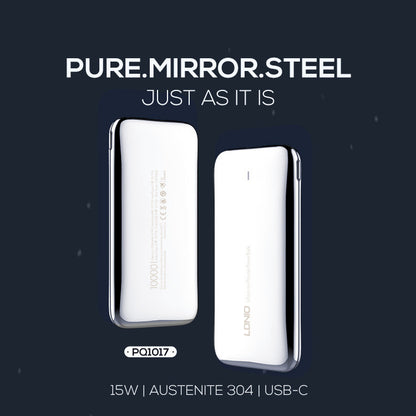 Austenitic Stainless Steel Large Capacity Power Bank