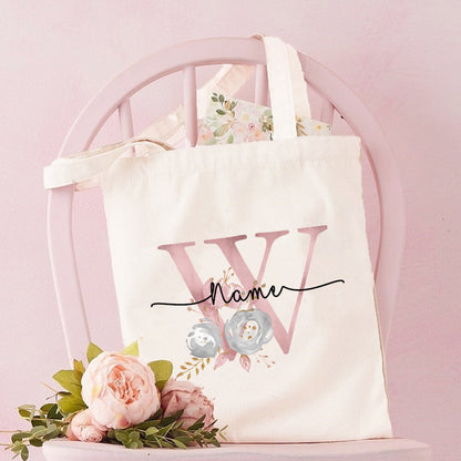 Monogrammed Canvas Bag Women's Tote