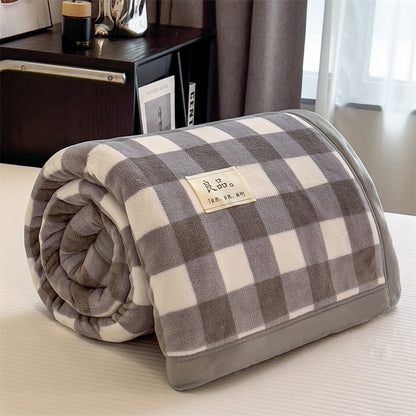 Thick Warm Single Coral Fleece Blanket Office Nap