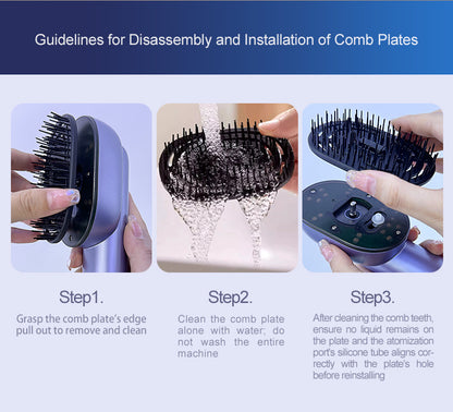 Vibrating Heated Essential Oil Hair Massage Comb