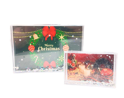 Creative Home Acrylic Personalized Diy Quicksand Liquid Photo Frame Ornaments