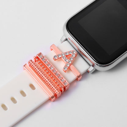 Rose Gold English Alphabet Buckle