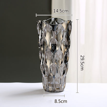 Crystal Glass Vase Flower Arrangement Decoration Ornaments