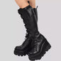 Platform Shoes Boots Women Winter Shoes Genuine Leather - FLIPSTYLEZLLC