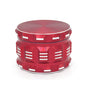 New Metal Sound Pattern Polygonal Aluminum Alloy 4-layer Smoke Grinder