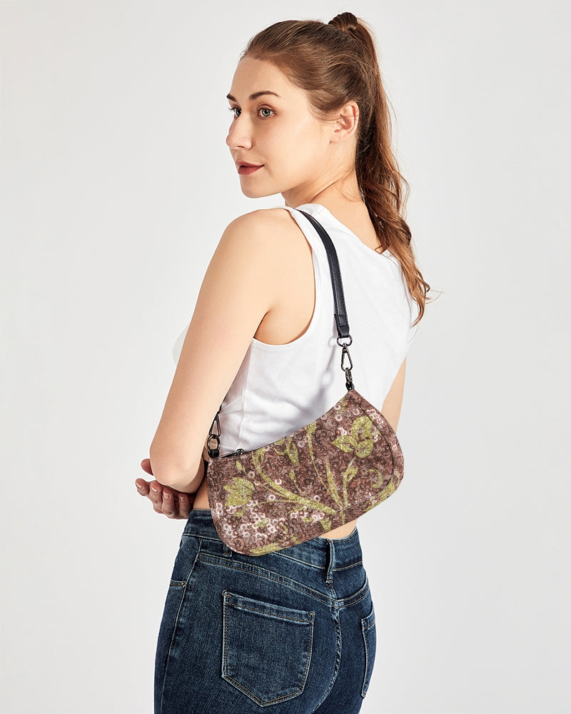 BEAUTIFUL PURPLE GITTER DESIGN CREATED BY FLIPSTYLEZ Petite Canvas Pouch