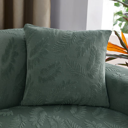 Solid Color Jacquard European Sofa Cover Stretch Fabric Craft
