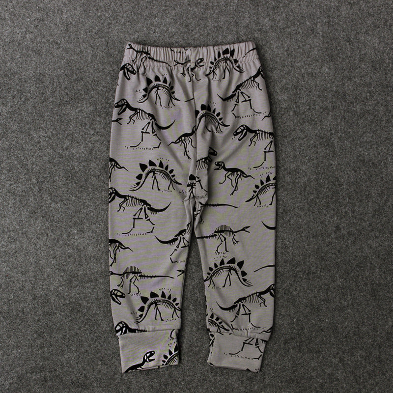 Dinosaur casual pants children's clothing
