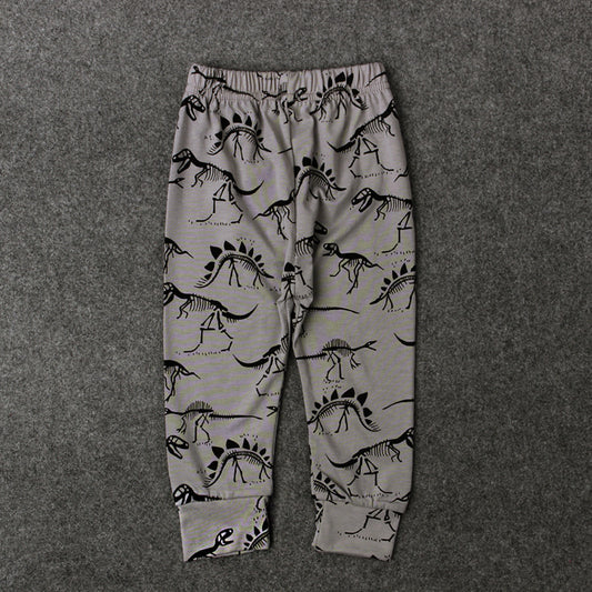 Dinosaur casual pants children's clothing