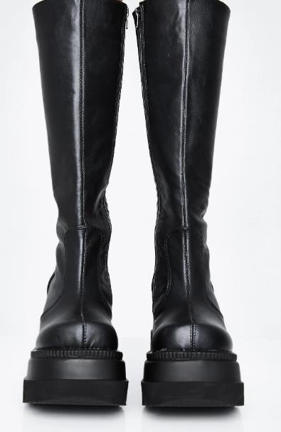 Platform Shoes Boots Women Winter Shoes Genuine Leather - FLIPSTYLEZLLC