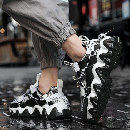 Low - Top Cloth Tie - Up Color Board Shoes For Men