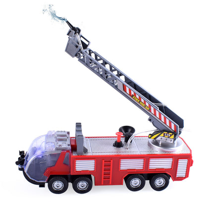 Simulation Can Spray Water Electric Universal Sound Light Fire Truck Toy
