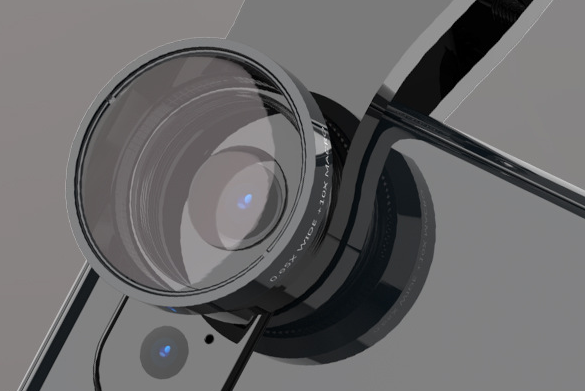 New mobile lens photography special effect lens suit MX-606 kaleidoscope fish eye wide angle polarizing lens