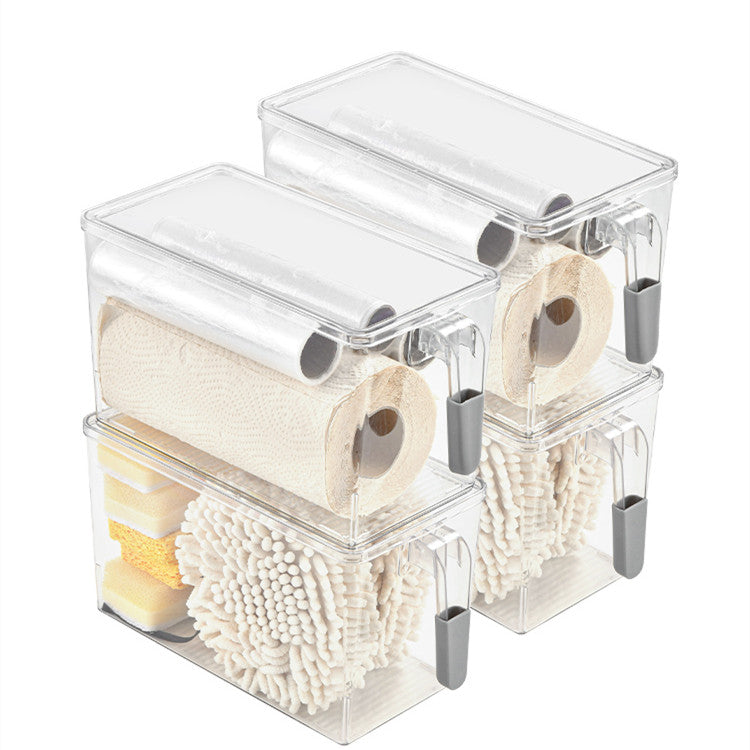 Household Food Storage Box With Drain