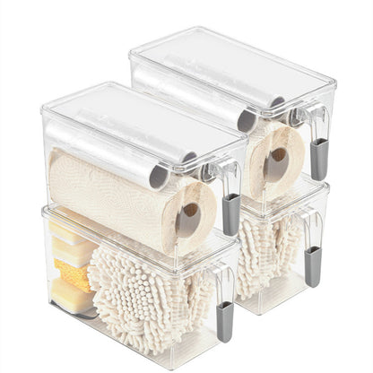 Household Food Storage Box With Drain