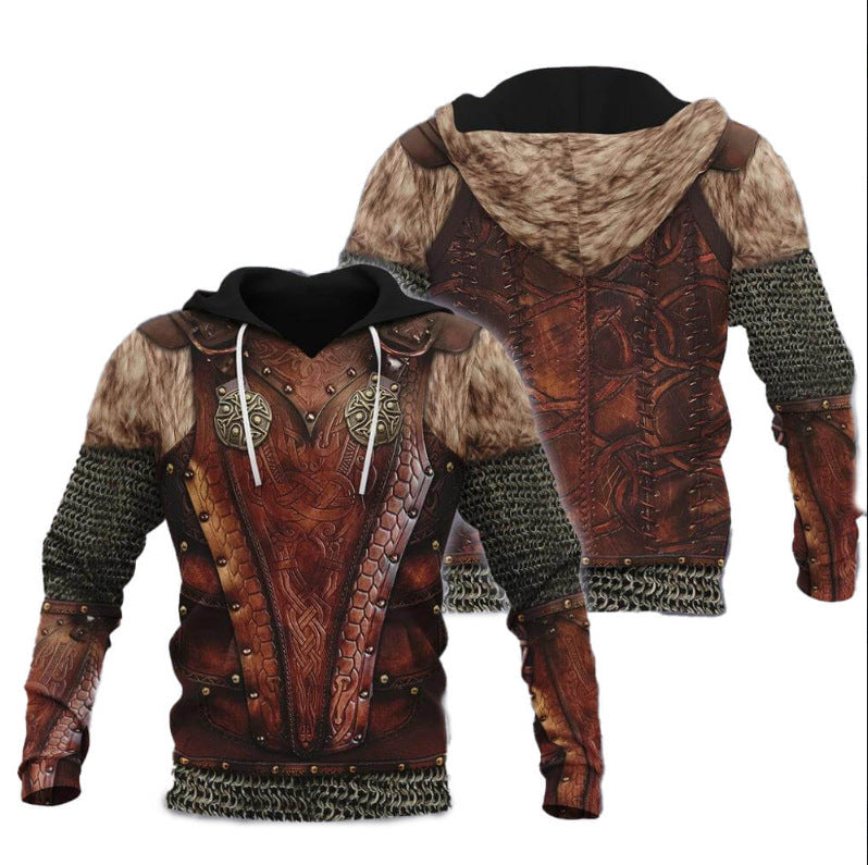 Youth Plus Size 3D Long Sleeve Hoodie