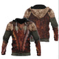 Youth Plus Size 3D Long Sleeve Hoodie