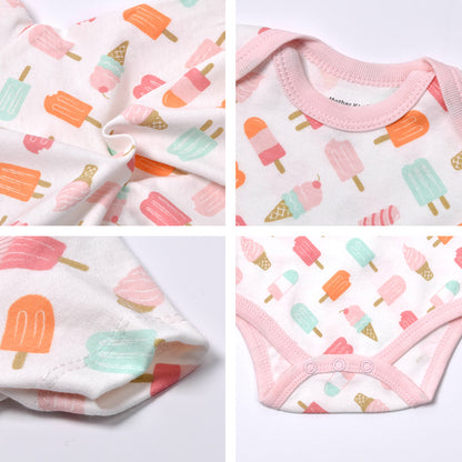 New Cotton Baby Short-sleeved One-piece Home Service