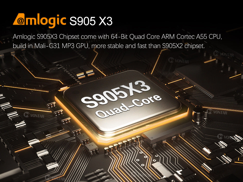 S905X3 Dual WIFI With Bluetooth Android 90 Set-top Box