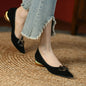 Retro Thick-heeled Low-heeled Single Shoes Women - FLIPSTYLEZLLC