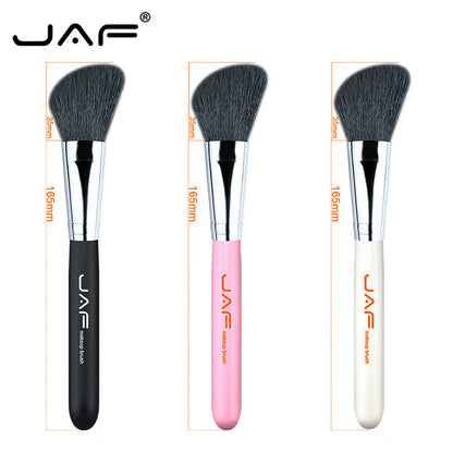 JAF makeup brush Single oblique head blush brush Natural mountain wool Source new product 12GKYA Rouge brush