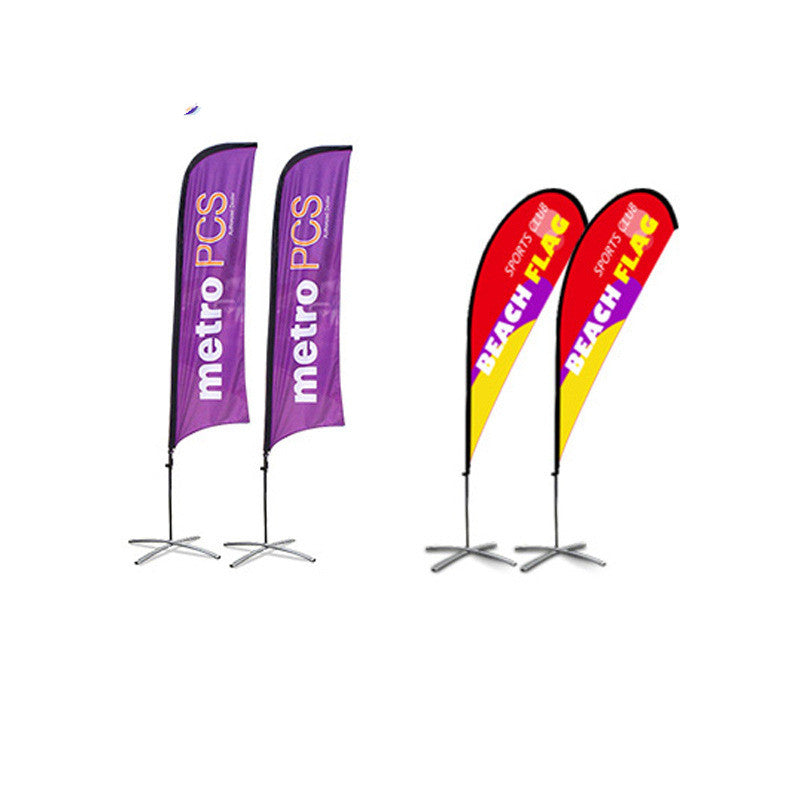 Custom Water Drop Flag Feather Flag Advertisement