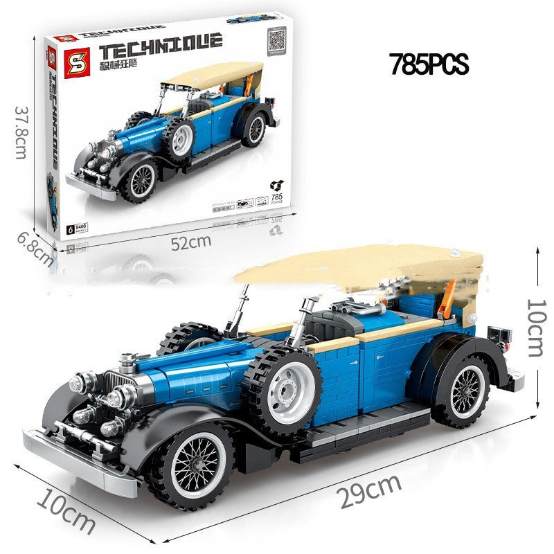 High Difficulty Racing Roadster Compatible With  Power Mechanical Building Blocks