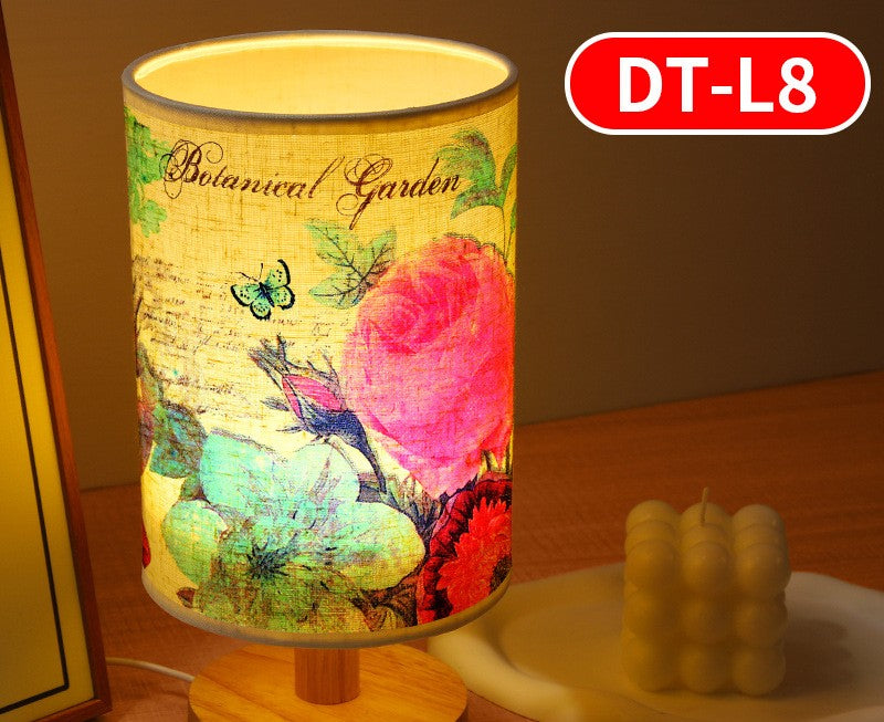Handmade DIY Table Lamp Dry Flower Material Pack