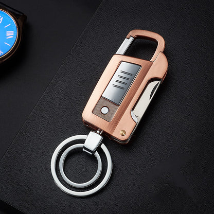 HT2101 Multi-function Key Chain Cigarette Lighter USB Charging Lighter